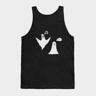 I’m not scared ghost tshirt Tank Top